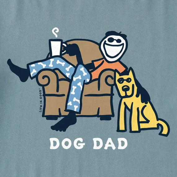 Men's Dog Dad Jake & Rocket Lounge  Crusher Tee
