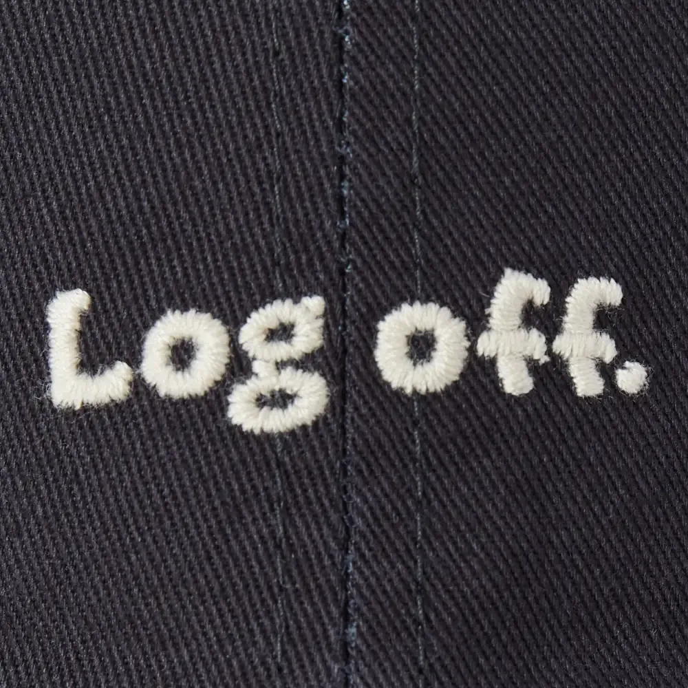 Adult Unisex Vintage Log Off Chill Cap