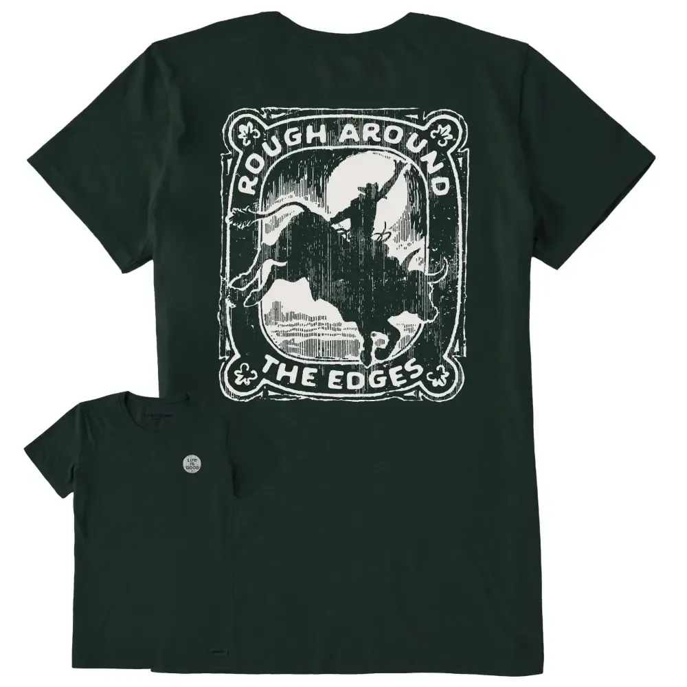 Women's Rough Around The Edges Short Sleeve Crusher Tee