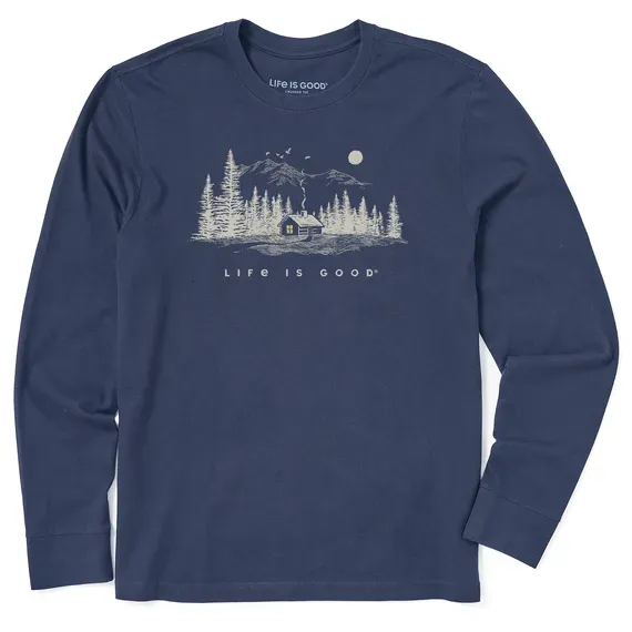 Men's Cabin Escape Long Sleeve Crusher Tee
