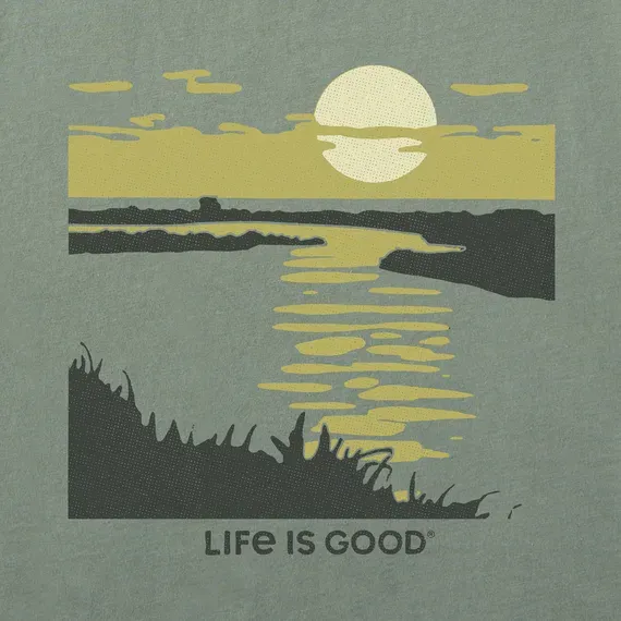 Men's Sunset over the Grass  Crusher Tee