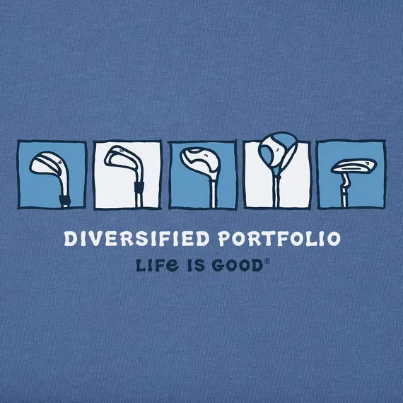 Men's Diversified Portfolio Golf Clubs Short Sleeve  Tee