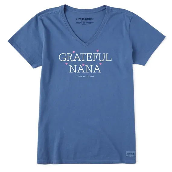 Women's Grateful Nana  Crusher Vee