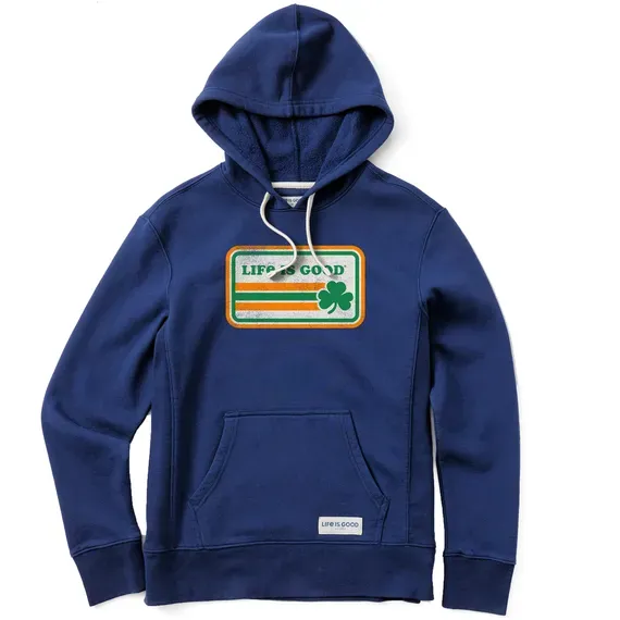 Women's Stripe Clover Simply True Fleece Hoodie