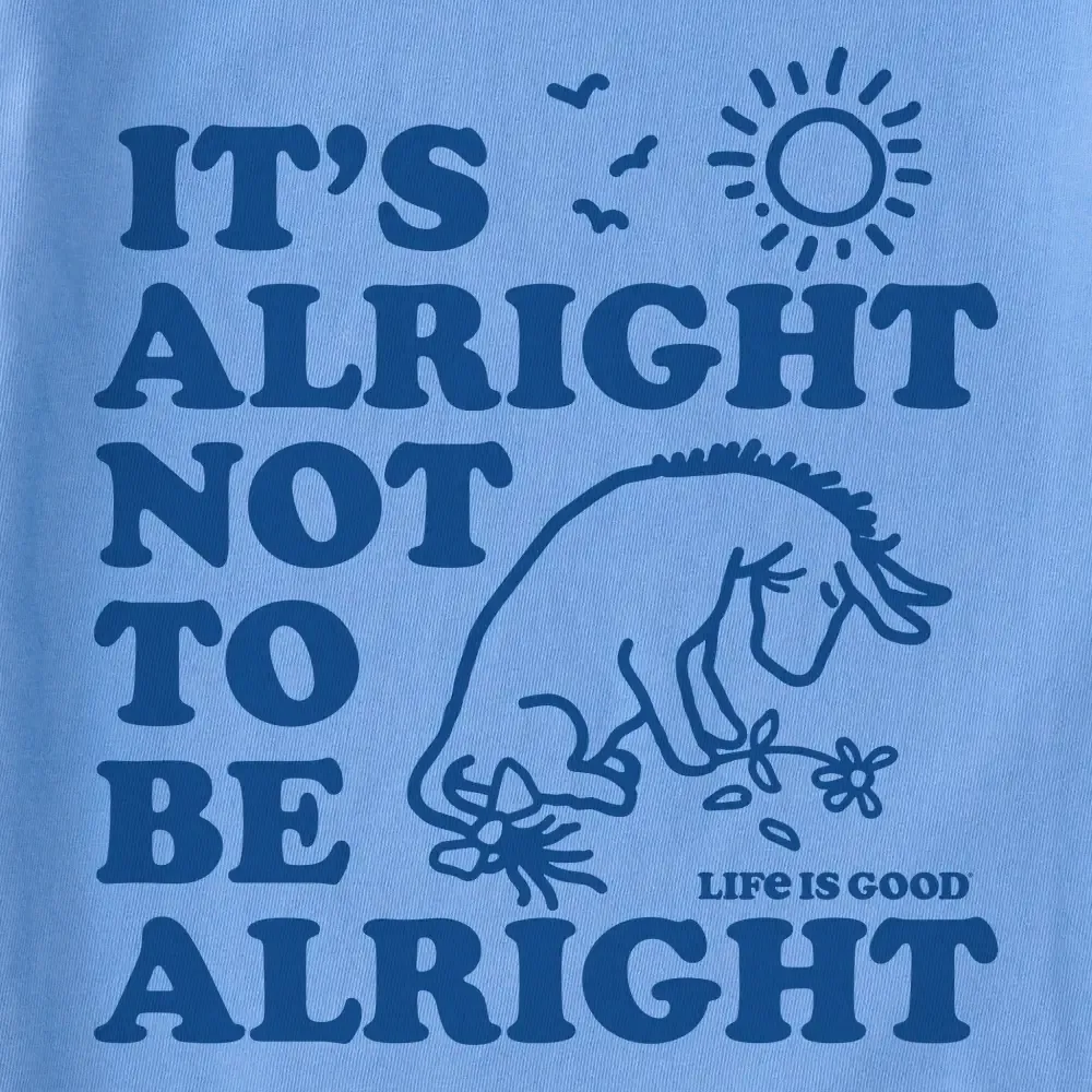 Women's Alright not to be Alright E Short Sleeve Crusher Boxy Tee