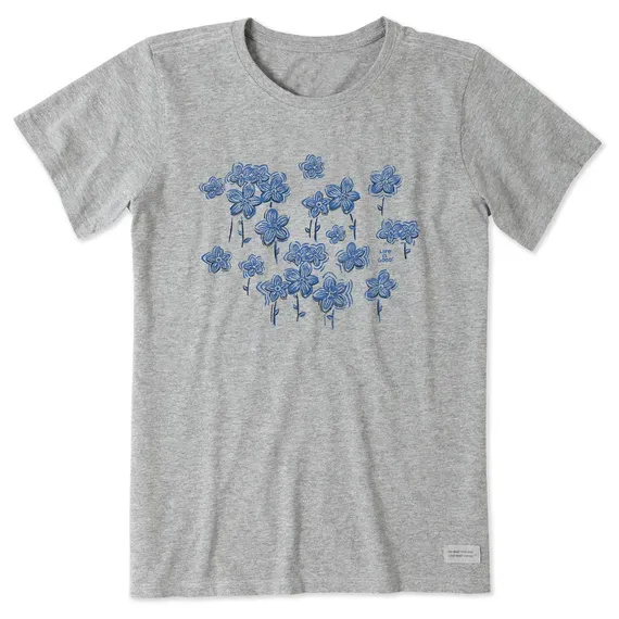 Women's Forget Me Nots Short Sleeve  Tee