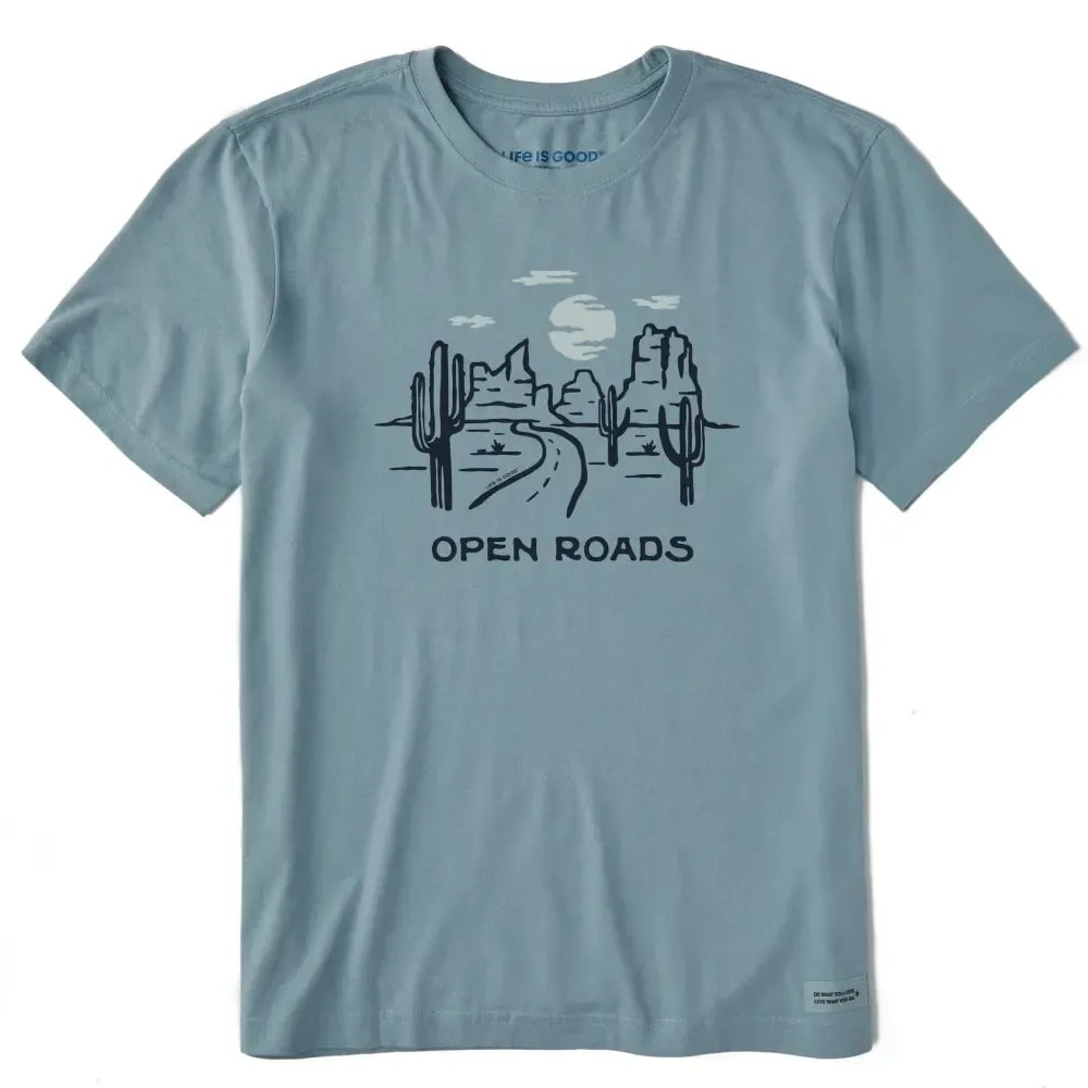 Men's Open Roads Desert Short Sleeve Crusher Tee