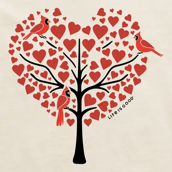 Women's Cardinals in Love  Crusher Vee