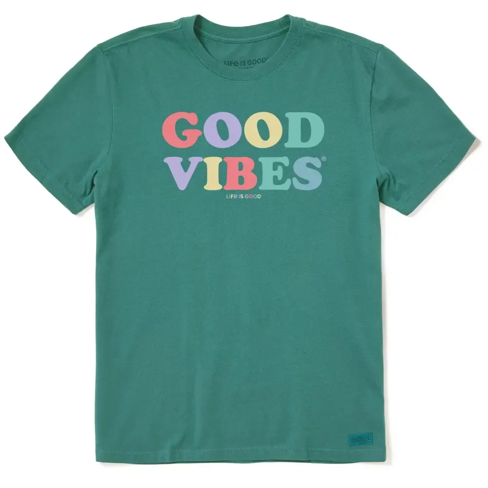 Men's Good Vibes Short Sleeve Crusher Tee
