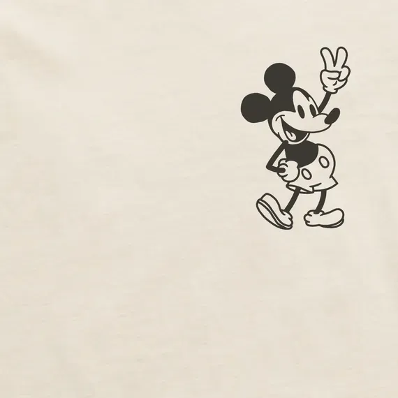 Men's Steamboat Willie Peace Mini Crusher Tee