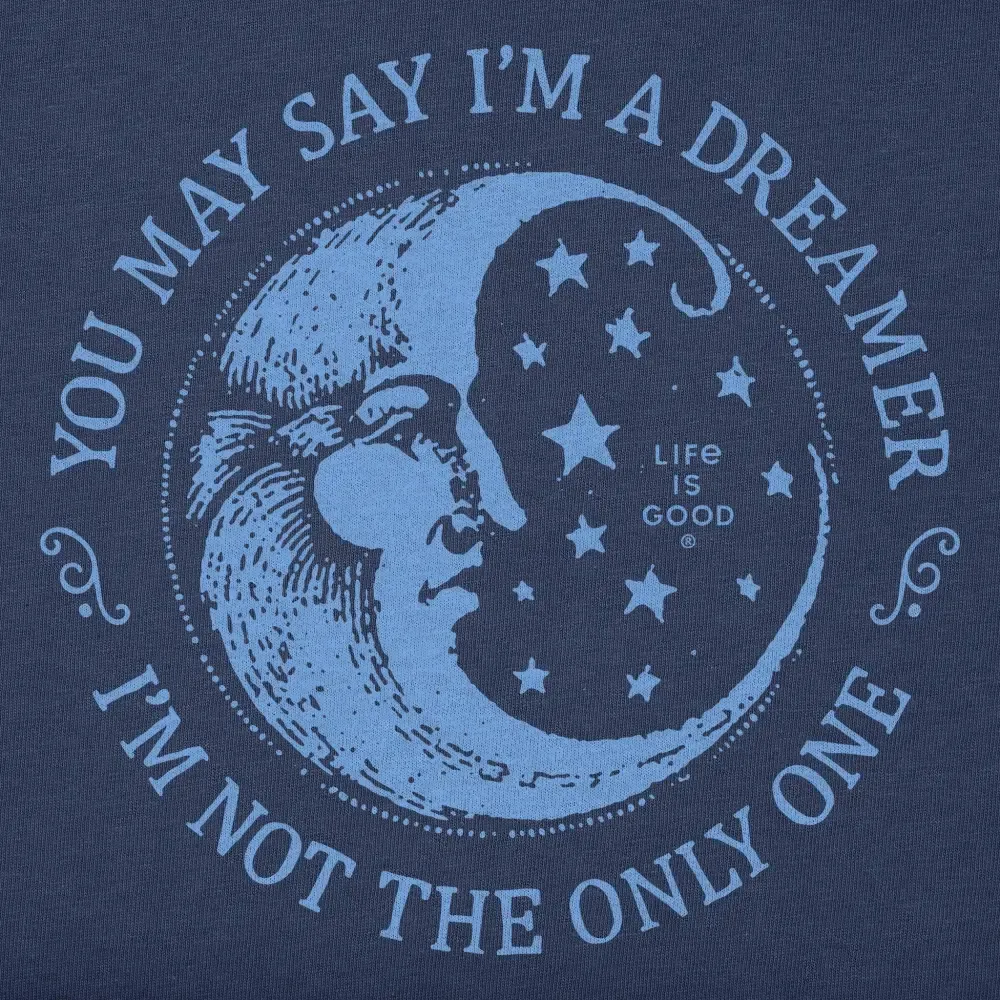 Women's You May Say I'm a Dreamer Short Sleeve Crusher Boxy Tee