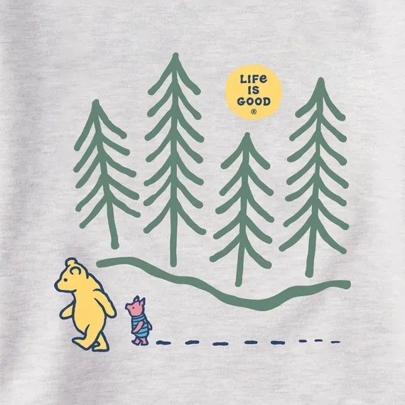 Women's Winnie Hiking Through the Woods Simply True Fleece Crew