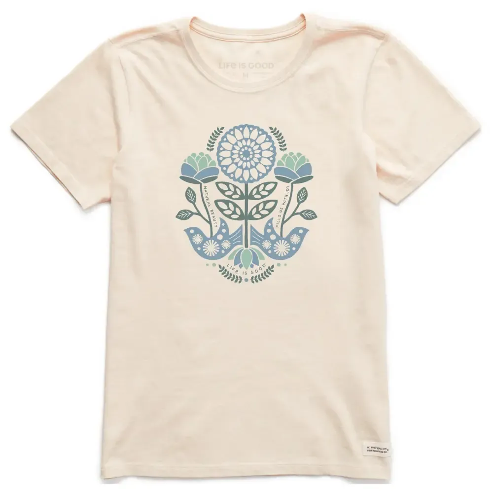 Women's Mirror Natural Beauty Short Sleeve Crusher Tee