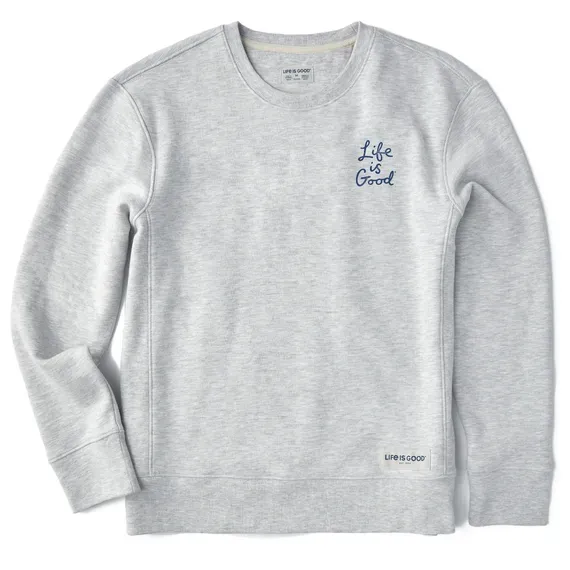 Women's LIG Scribble Simply True Fleece Crew