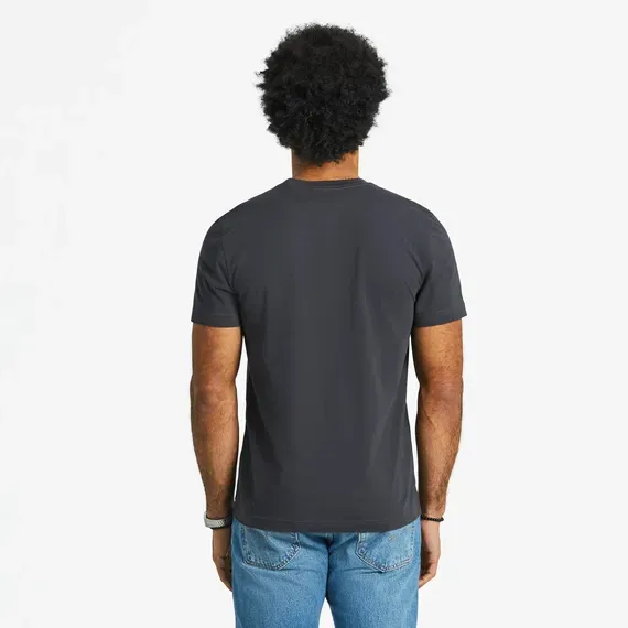 Men's Solid  Crusher-LITE Slim Fit Tee