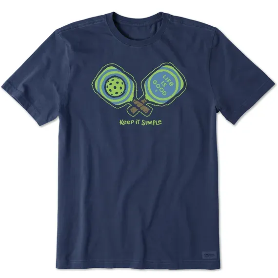 Men's Keep It Simple Pickleball Short Sleeve  Tee