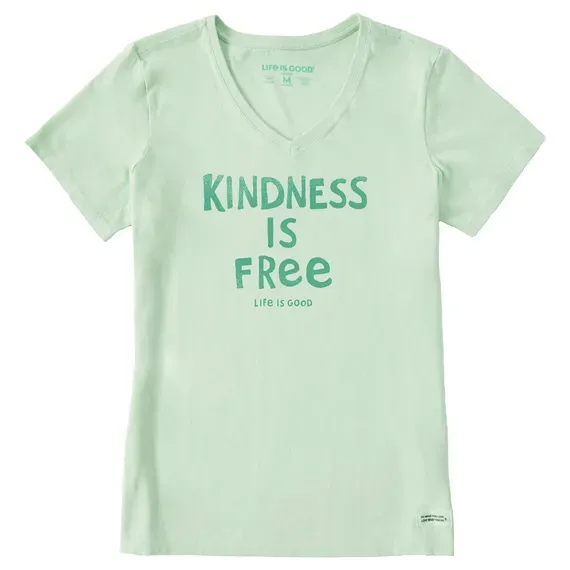 Women's Kindness is Free  Crusher Vee
