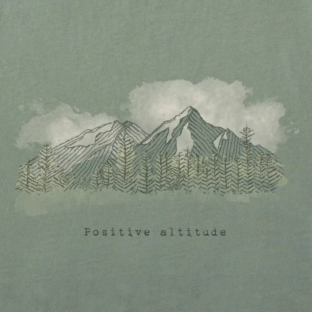Men's Positive Altitude Mountains Short Sleeve Crusher Tee