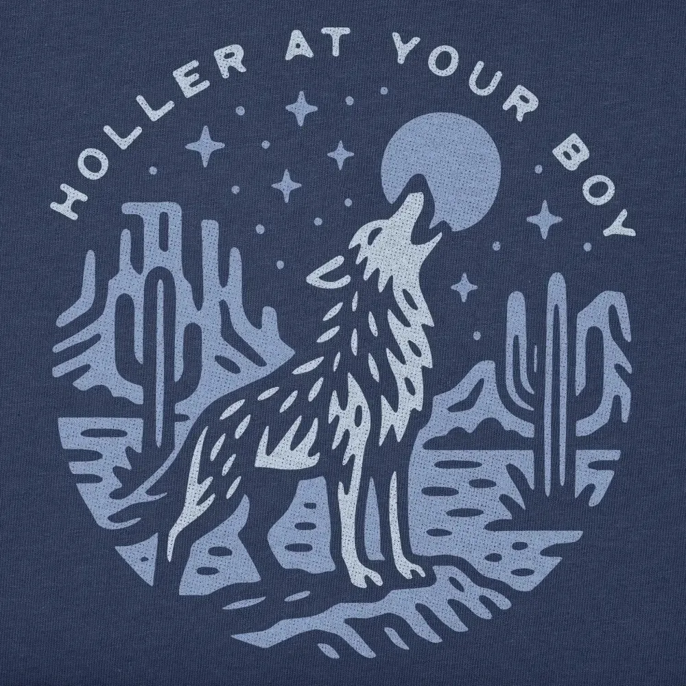 Women's Holler at Your Boy Short Sleeve Crusher Boxy Tee