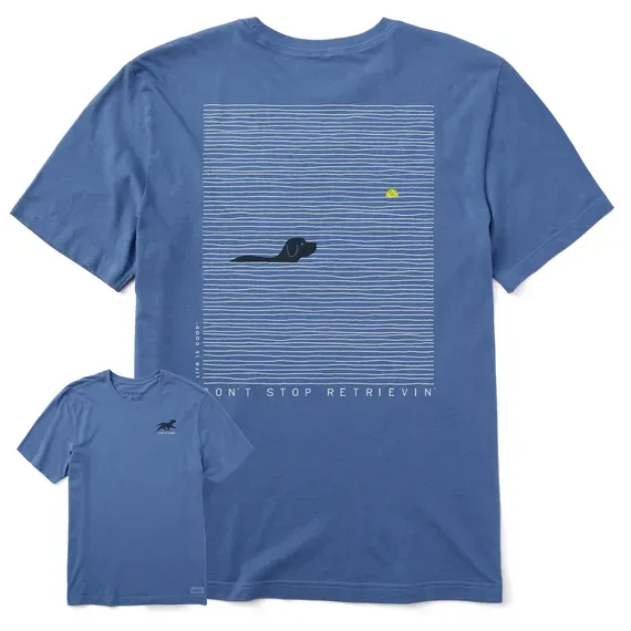 Men's Black Lab Retrievin' Short Sleeve  Tee