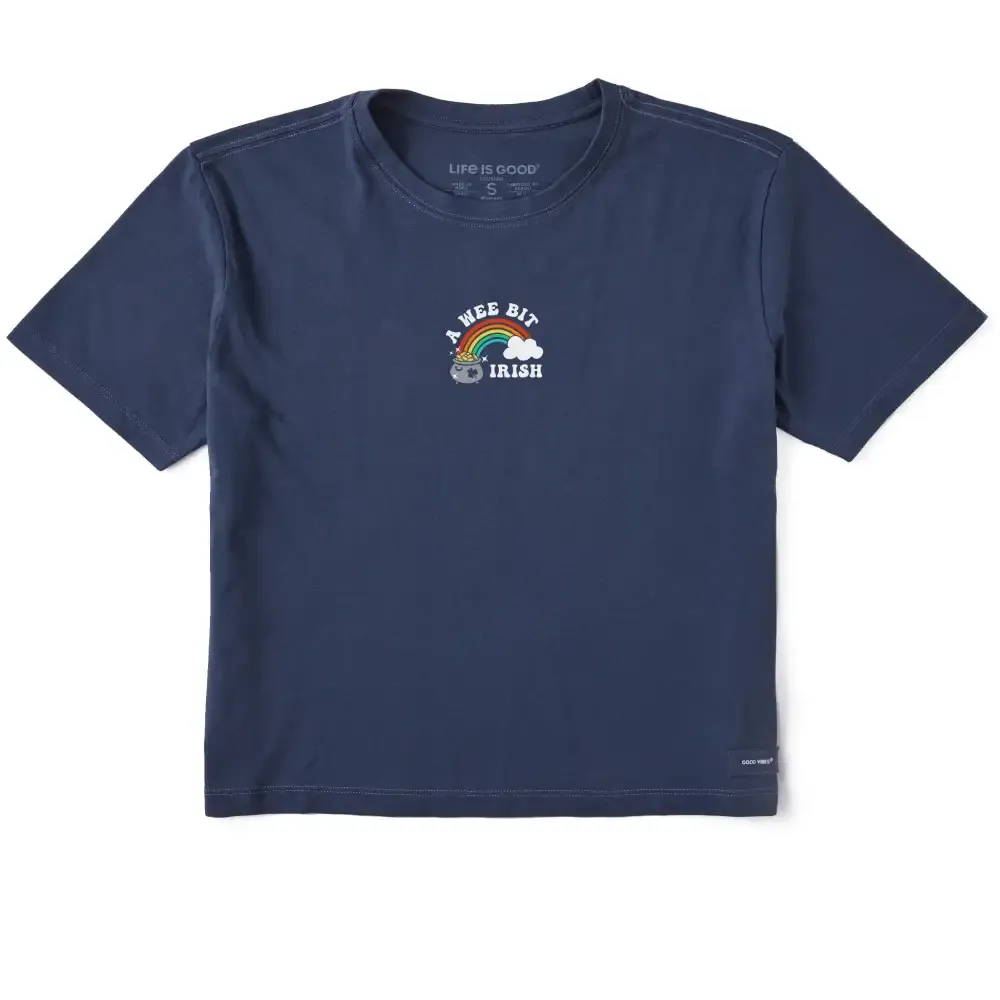 Women's A Wee Bit Irish Short Sleeve Crusher Boxy Tee
