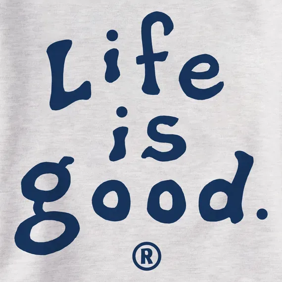 Women's LIG Vintage Wordmark Stacked Simply True Fleece Hoodie