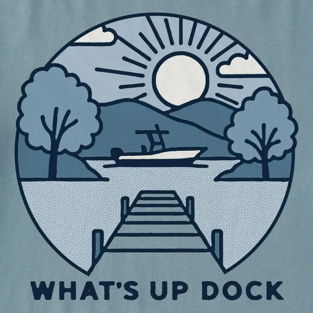 Men's What's Up Dock Short Sleeve Crusher Tee