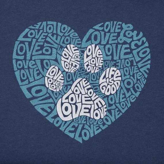 Women's Animal Heart Simply True Fleece Crew