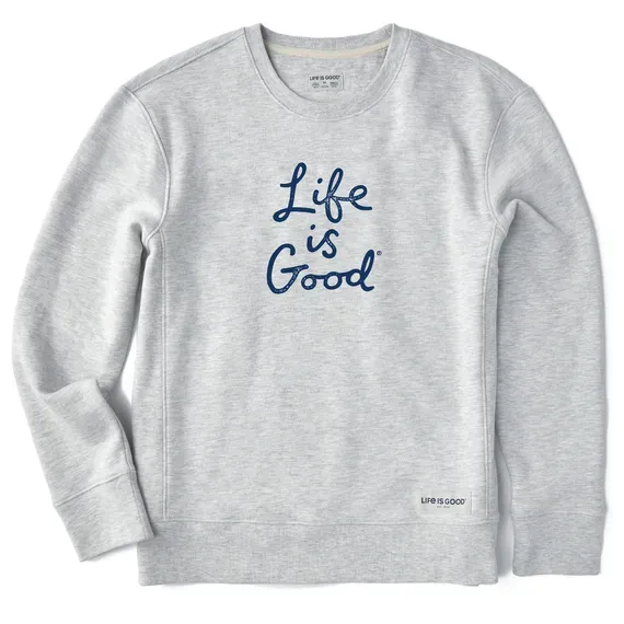Women's LIG Scribble Simply True Fleece Crew