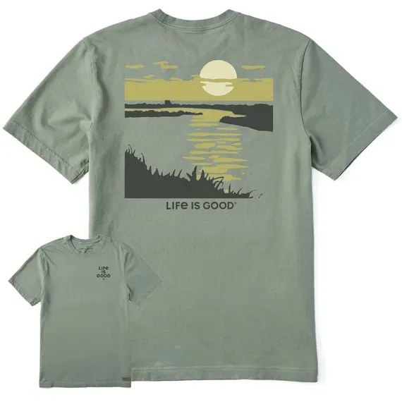 Men's Sunset over the Grass  Crusher Tee