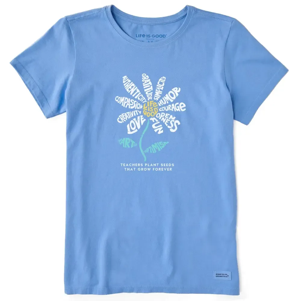 Women's Teachers Plant Seeds Short Sleeve Crusher Tee