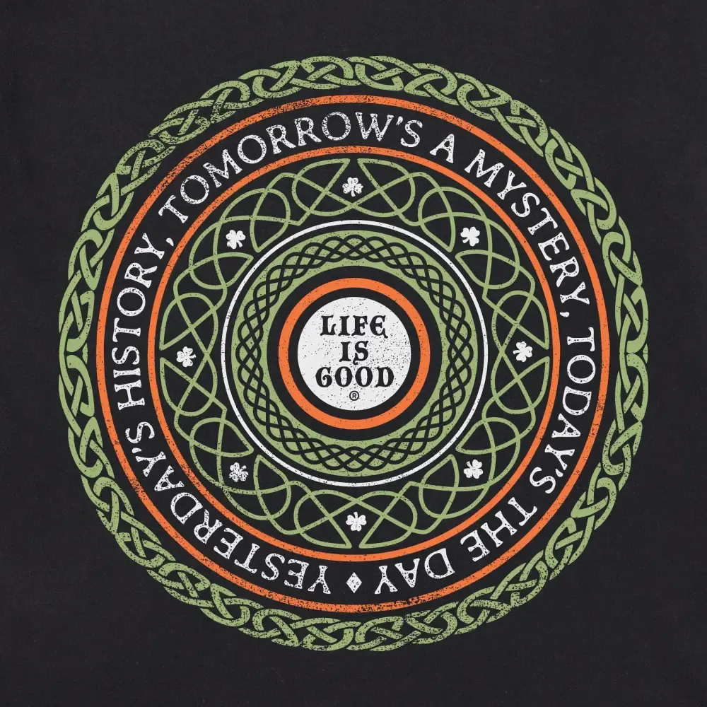 Men's Irish Wisdom Mandala Short Sleeve Crusher Tee