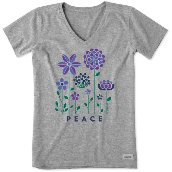 Women's Peace Garden  Crusher Vee