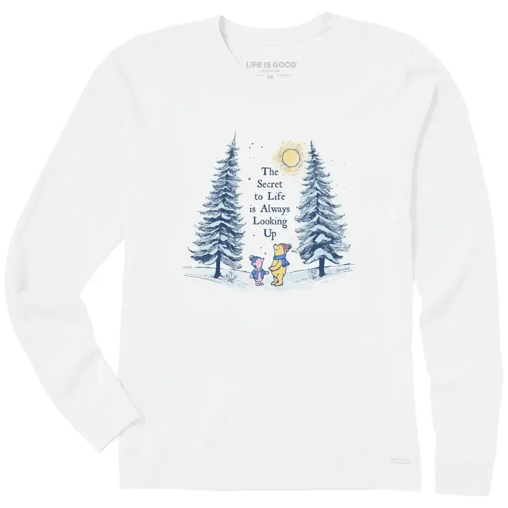 Women's Looking Up Winnie & P Long Sleeve Crusher Tee