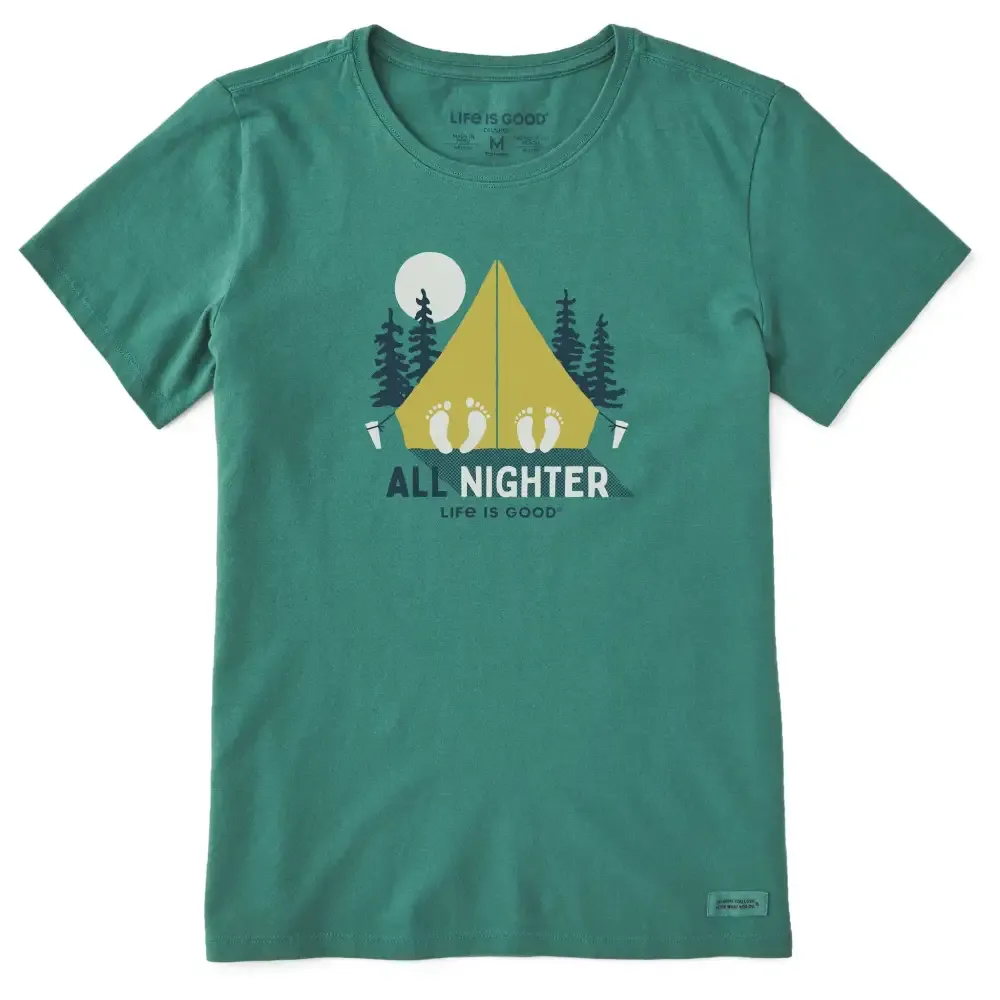 Women's All Nighter Tent Short Sleeve Crusher Tee