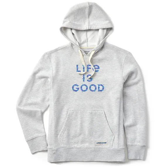 Women's Branded Patterna Life is Good Simply True Fleece Hoodie