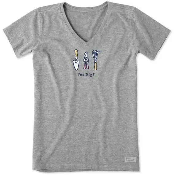 Women's You Dig? Short Sleeve  Vee
