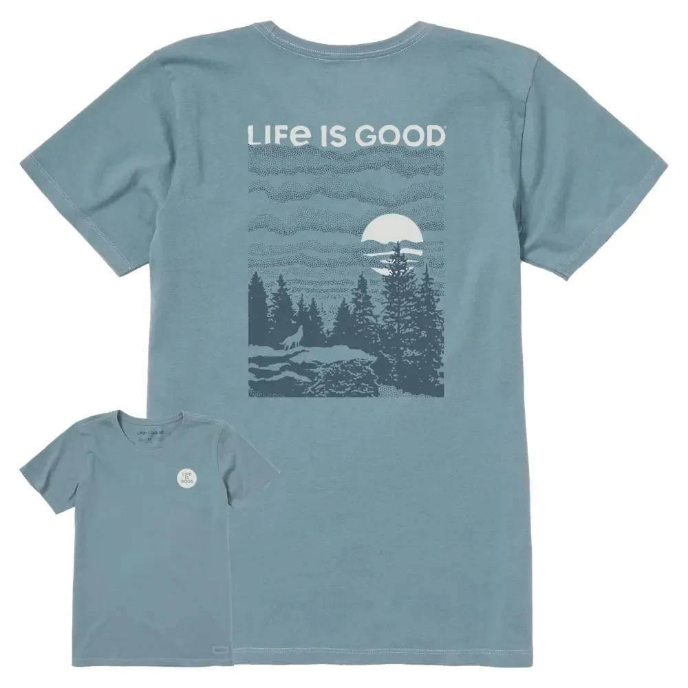 Women's Solace of the Wolf Short Sleeve Crusher Tee