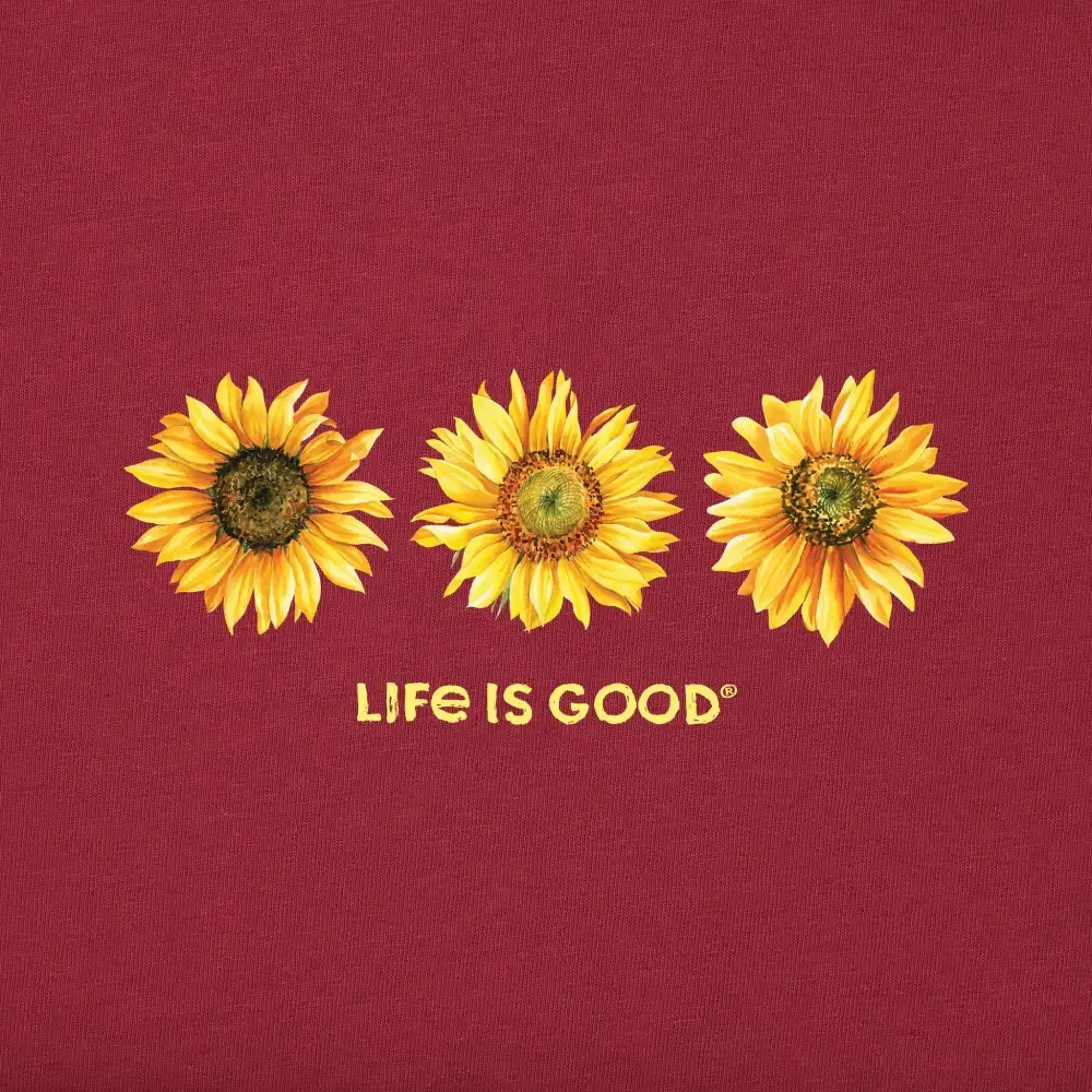 Women's 3 Sunflowers Simply True Fleece Hoodie
