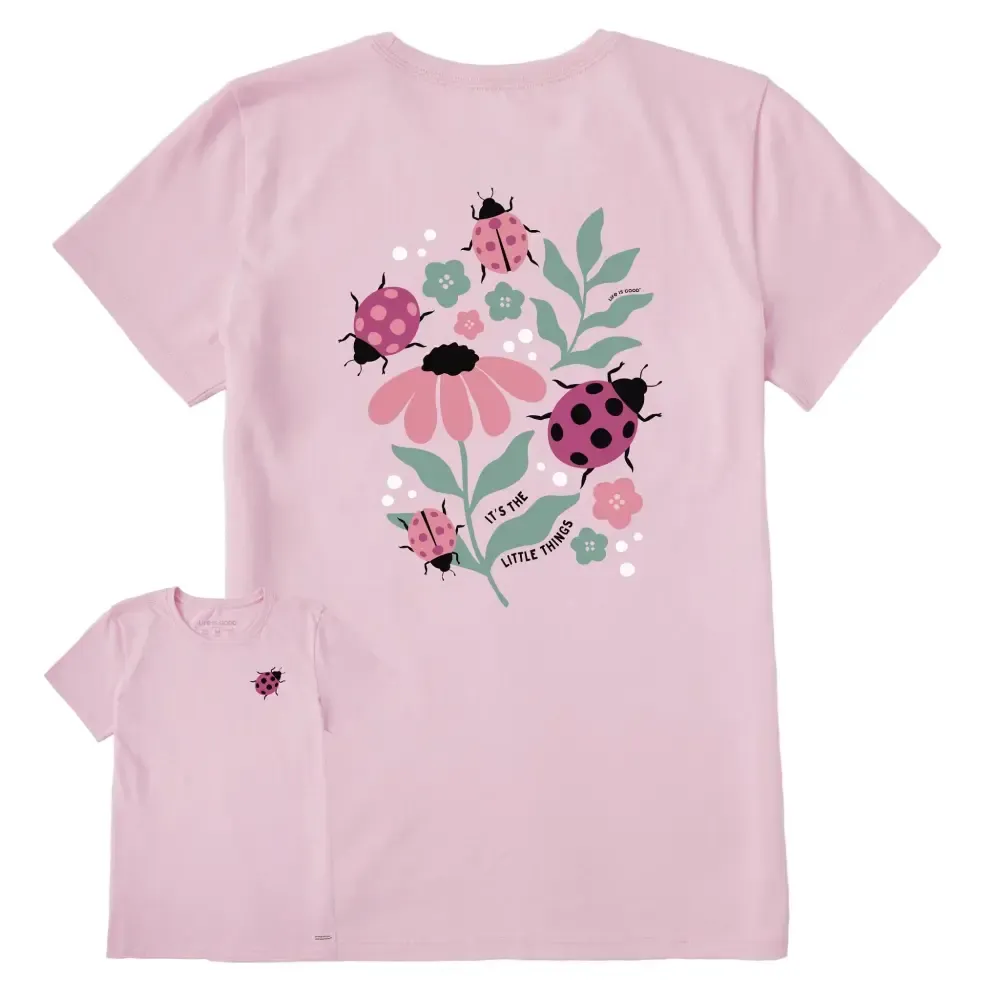 Women's It's the Little Ladybug Things Short Sleeve Tee