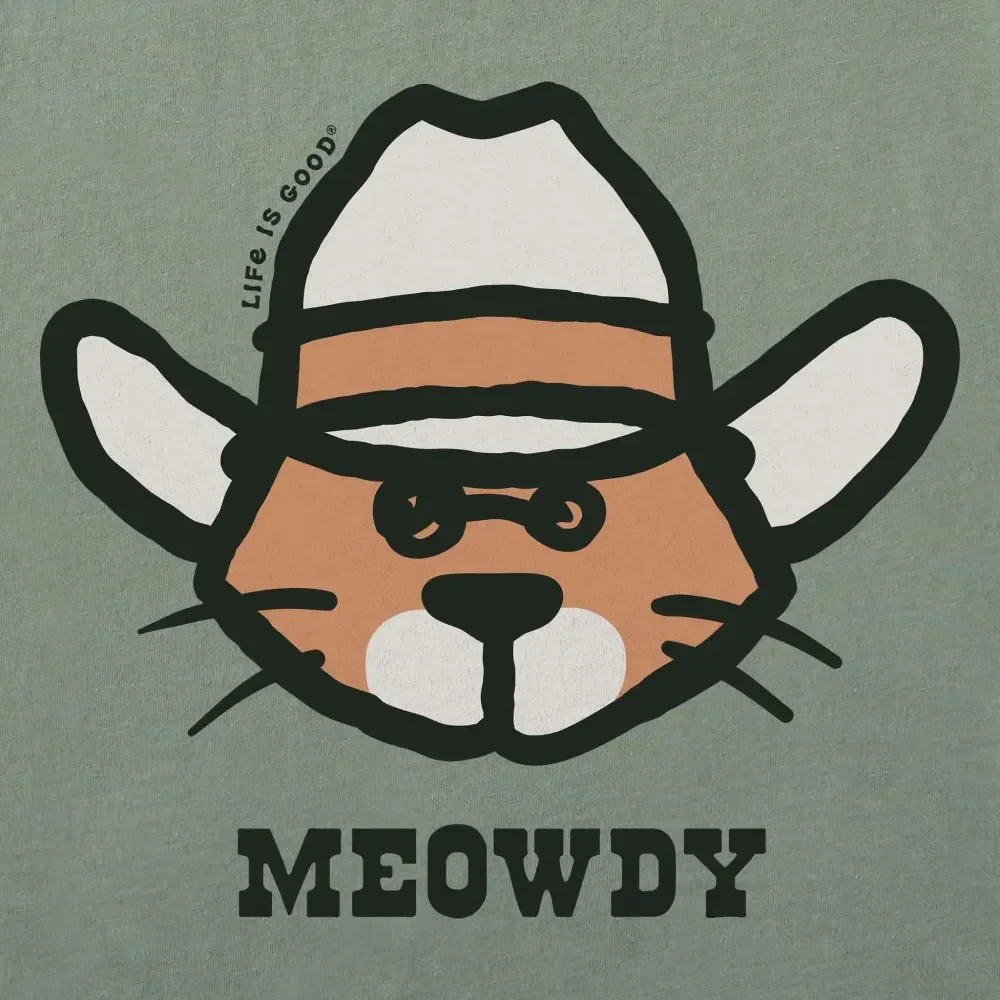 Women's Meowdy Al Short Sleeve Crusher Tee