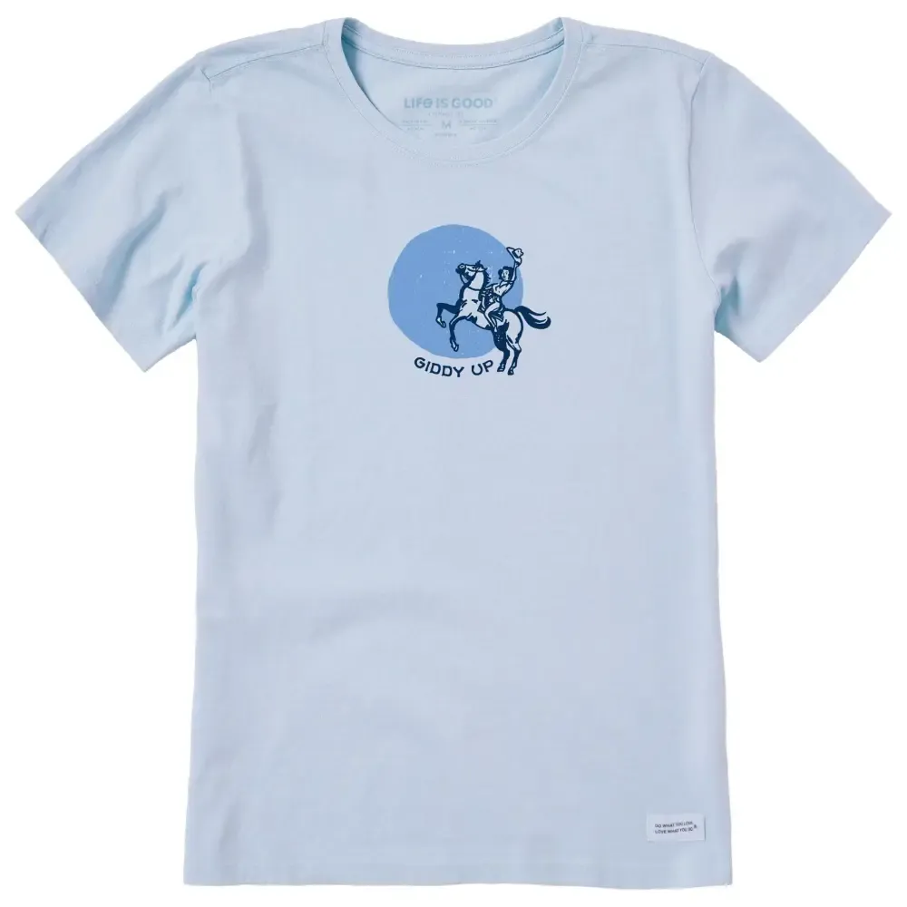 Women's Giddy Up Cowgirl Short Sleeve Crusher Tee