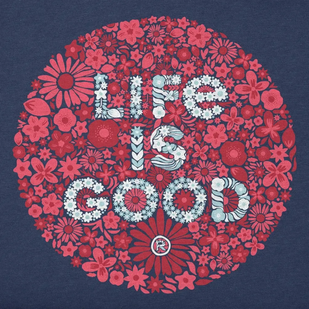 Women's Flower LIG Short Sleeve Tee