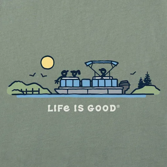 Men's Pontoon Boat Vista  Crusher Tee