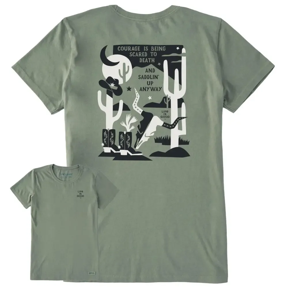 Women's Bert's Cowboy Medley Short Sleeve Crusher Tee