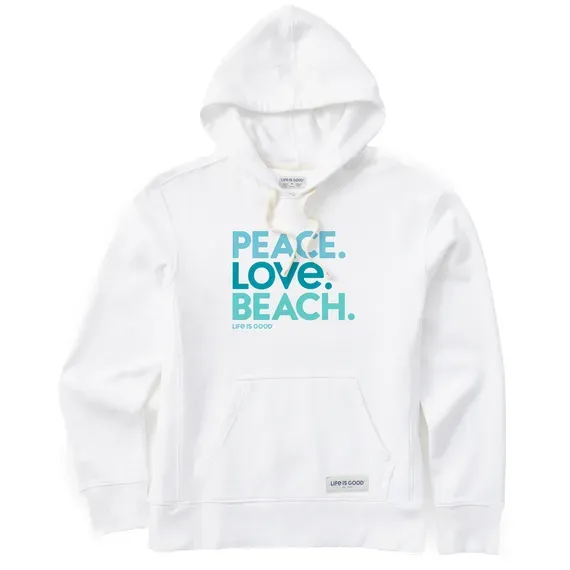 Women's Peace Love Beach Simply True Fleece Hoodie
