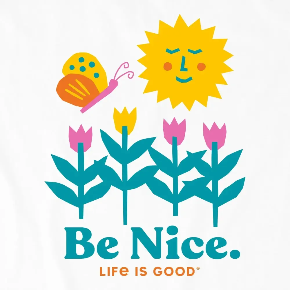Women's Be Nice Flowers Crusher Tank