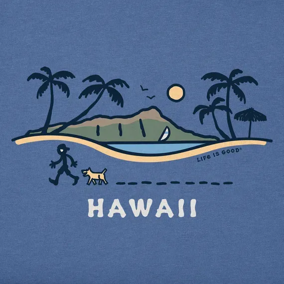 Men's Jake and Rocket in Hawaii  Crusher Tee