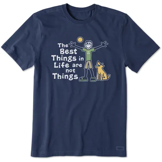 Men's Jake and Rocket Best Things Short Sleeve  Tee