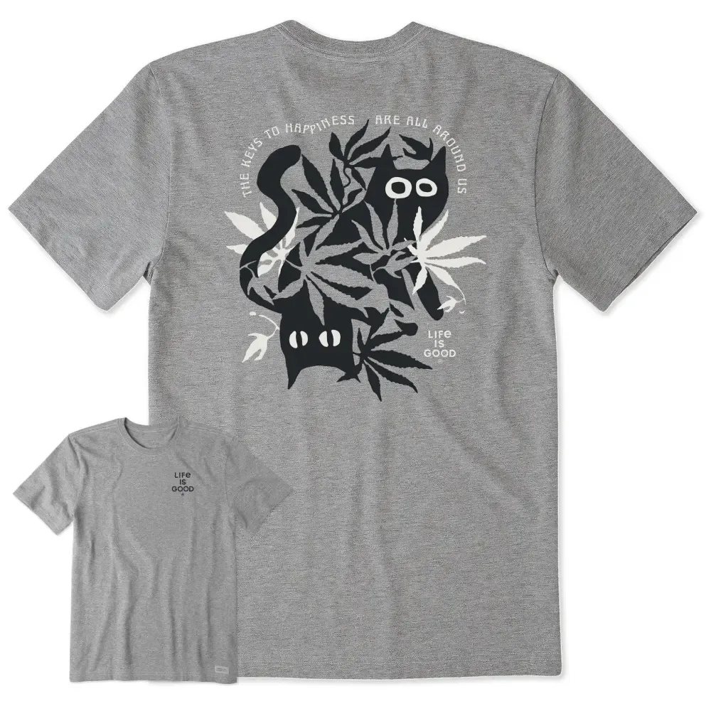 Men's Bert's Cat Medley Short Sleeve Crusher Tee